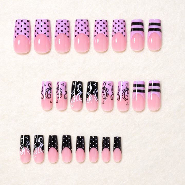 Artistic Square Nail Design Set Bowlift