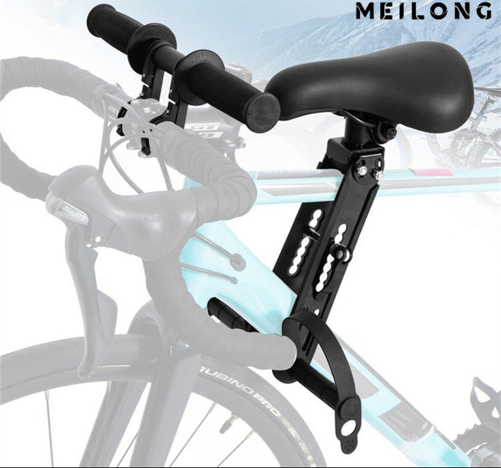 Adjustable Front-Mounted Child Bike Saddle Support Mount Bowlift