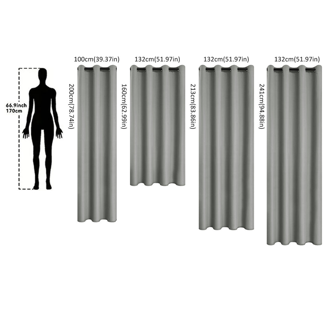 Thermal Insulated Blackout Window Curtains