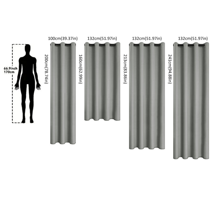 Thermal Insulated Blackout Window Curtains