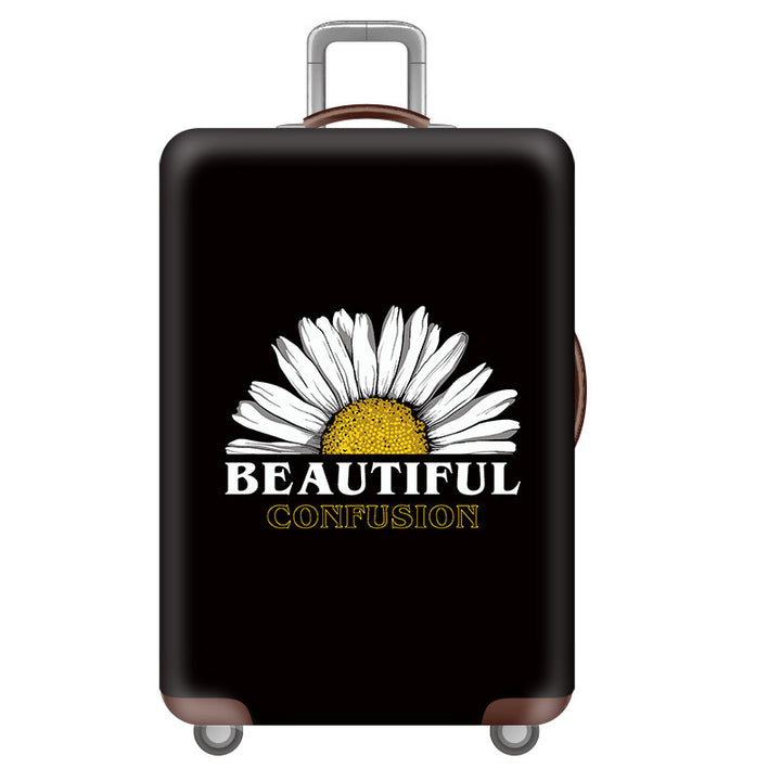 Women's Hardshell Travel Suitcase with Floral Decoration Bowlift