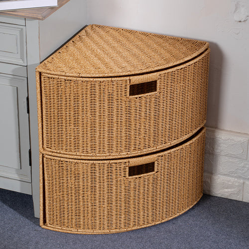 Corner Woven Storage Shelf Bowlift