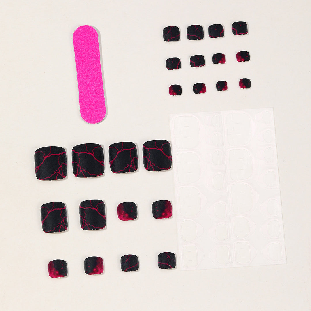 Creative Lightning Bolt Nail Art Bowlift