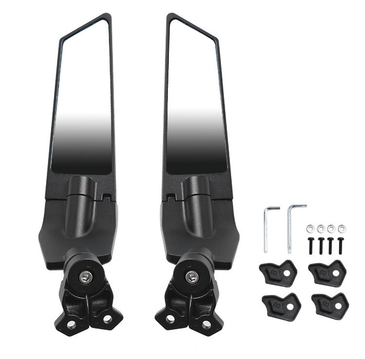Adjustable motorcycle rearview mirrors with high-quality mounting system Bowlift