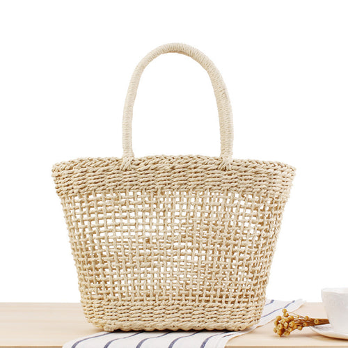 Handmade woven basket bag in Scandinavian style Bowlift