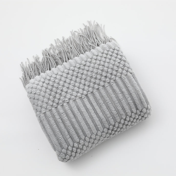 Stylish Textured Throw Blanket