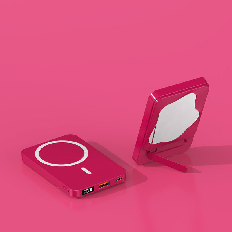 Portable Power Bank with Integrated Mirror Bowlift