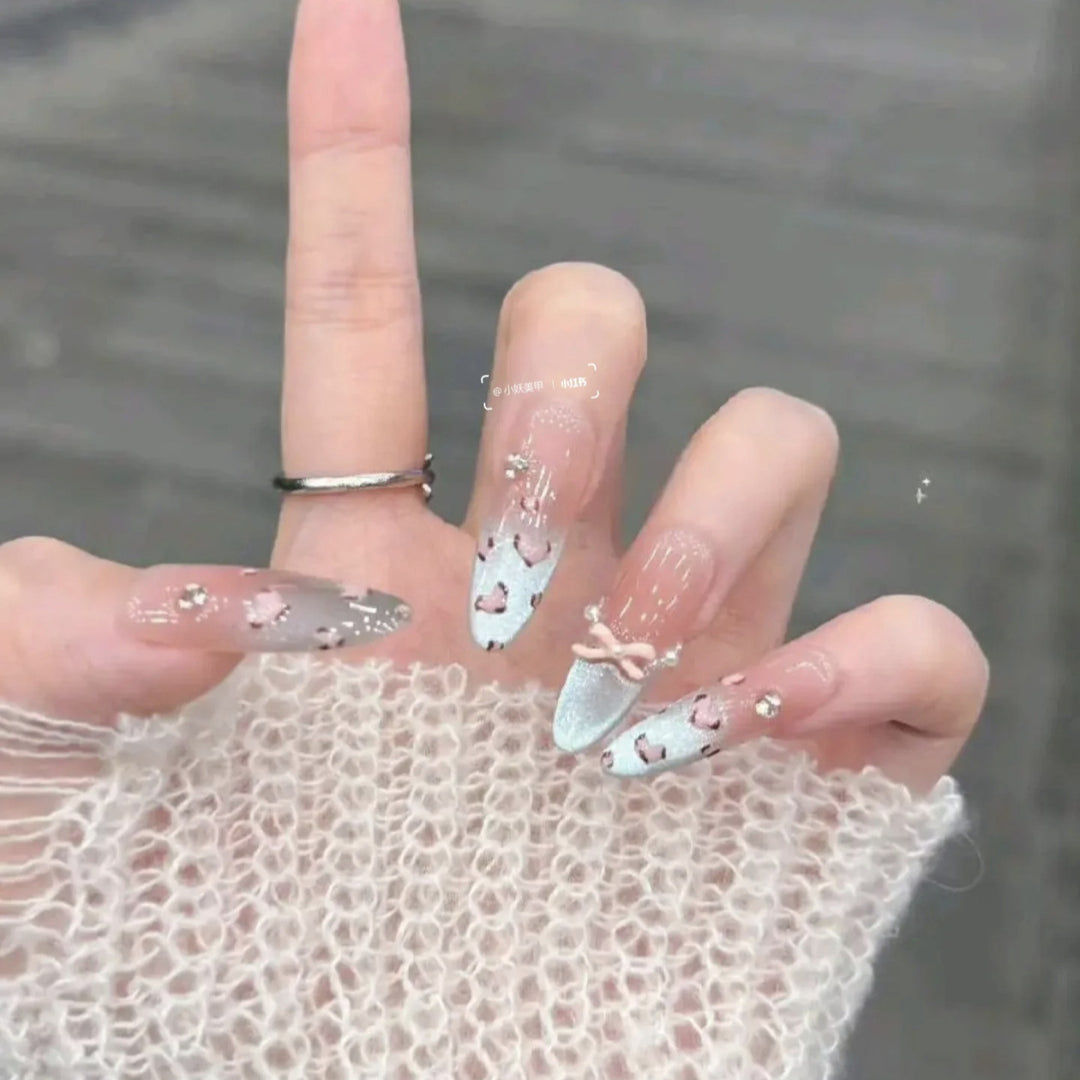 Artistic Floral and Minimalist Press-On Nails Bowlift