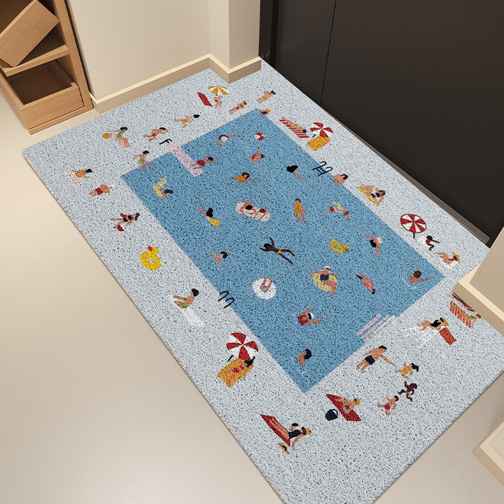 Decorative Entryway Rug Bowlift