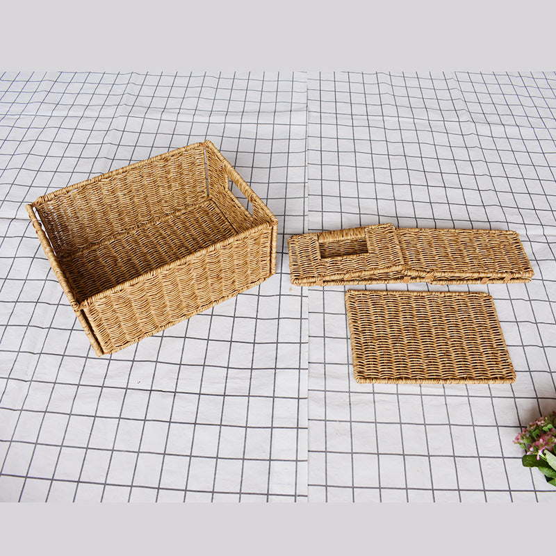 Versatile Handwoven Storage Basket Set Bowlift