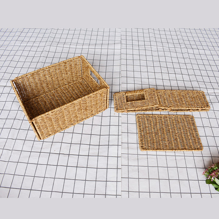Versatile Handwoven Storage Basket Set Bowlift