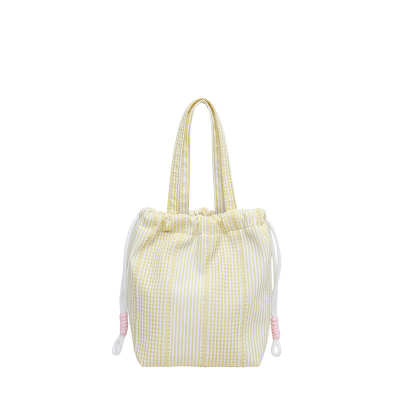 WoDrawstring Utility Tote Bag Bowlift