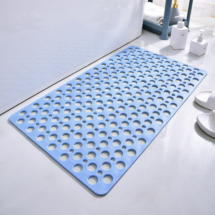 Drainage Bath Mat with Perforated Anti-Slip Surface Bowlift