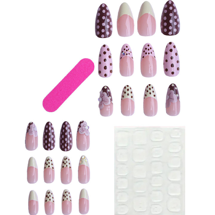 Decorative Press-On Nail Art Set Bowlift