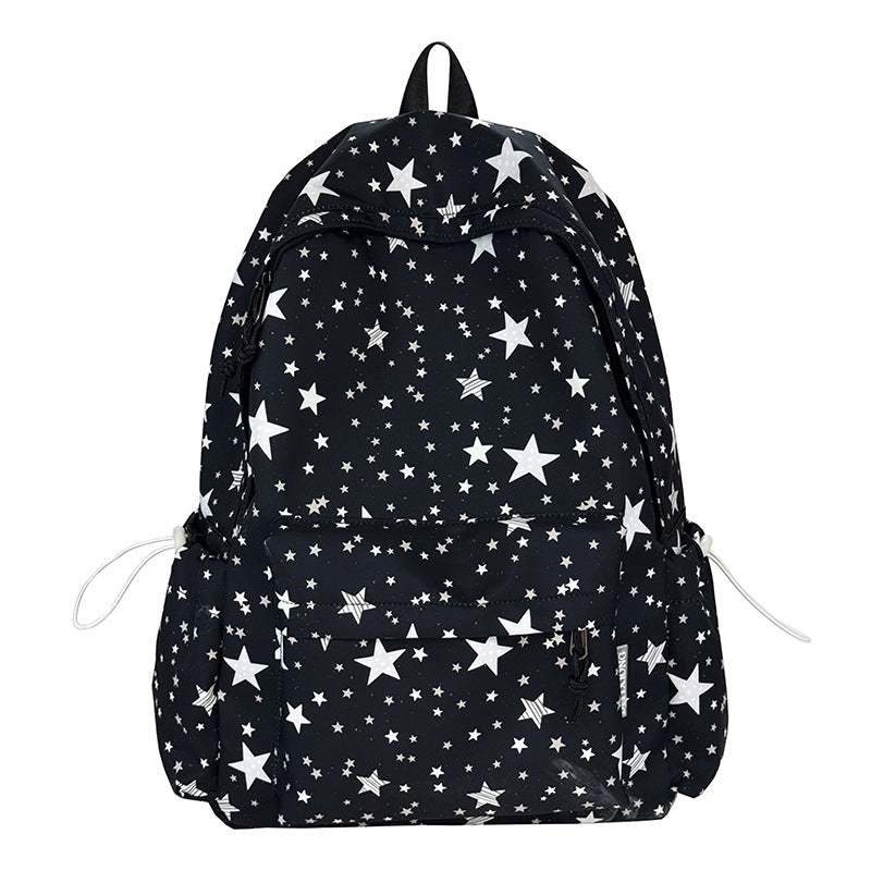 Star-Patterned Everyday Backpack Bowlift