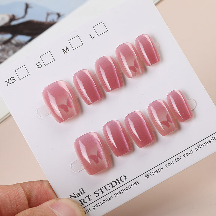 Stylish Press-On Nail Set Bowlift