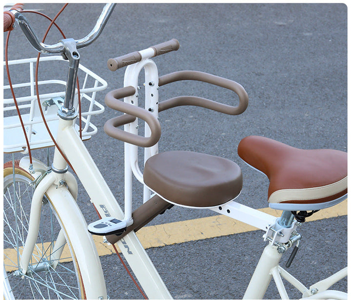 padded detachable child scooter seat with backrest and safety armrests Bowlift