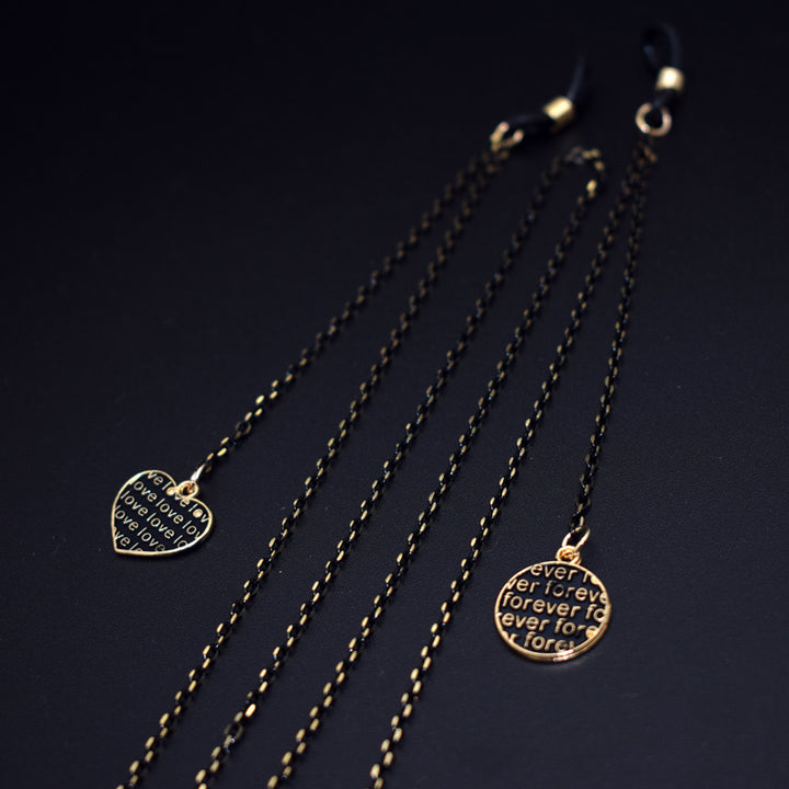 Elegant Heart Pendant Eyewear Chain Bowlift