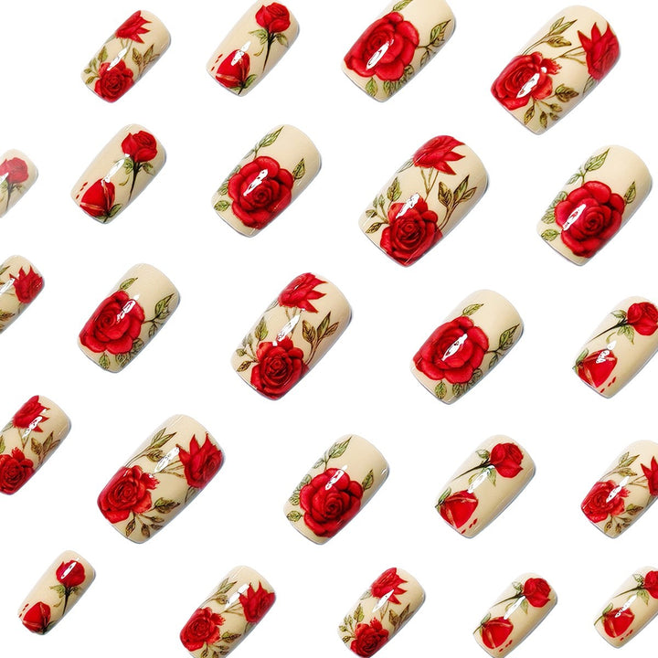 Floral Design Nail Wraps Bowlift