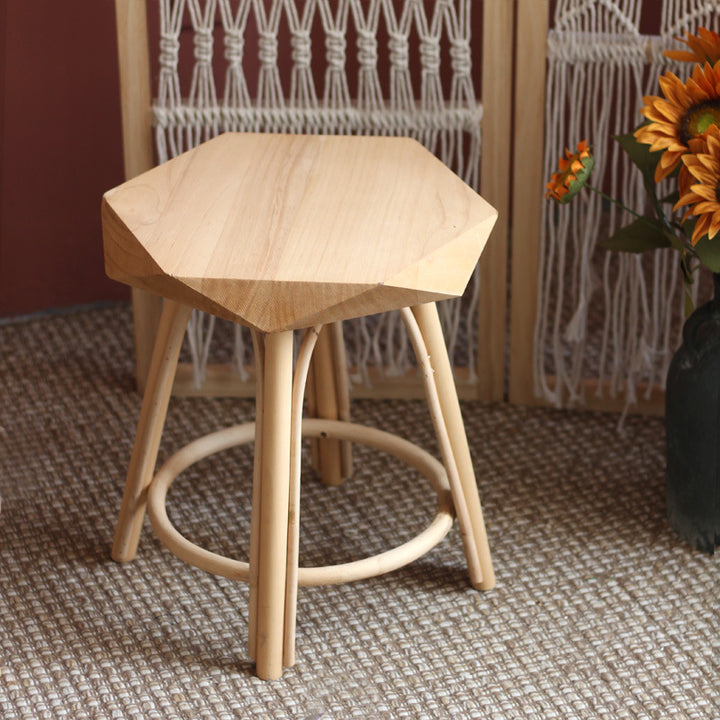 Modern stool made of high-quality Bowlift wood