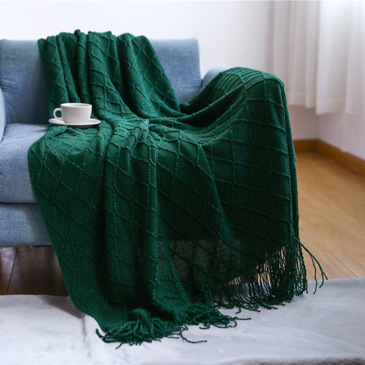 Cozy Textured Throw Blanket