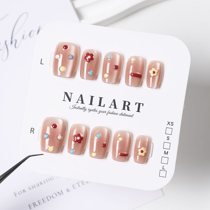 Long-lasting and Decorative Art Nails Bowlift