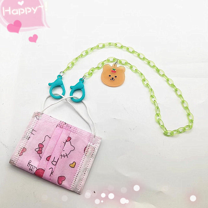 Glasses chain holder with cute bear pendant Bowlift