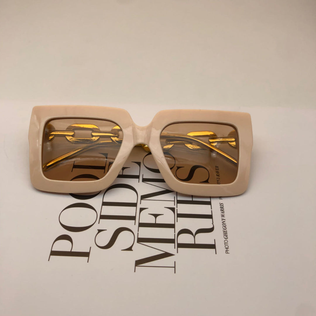 Retro Square Frame Sunglasses Bowlift