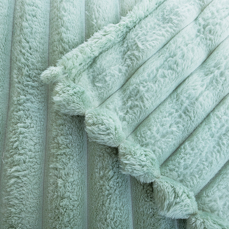 Ladies Luxury Thermal Snuggle Blanket with Wave Structure Bowlift