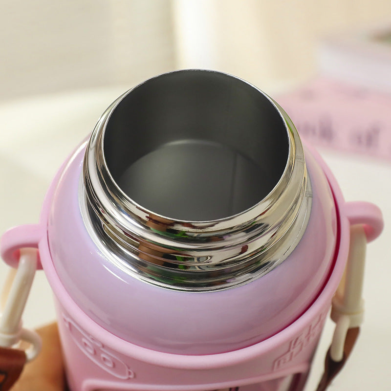 Ladies Motivating Water Bottle with Carrying System from Bowlift