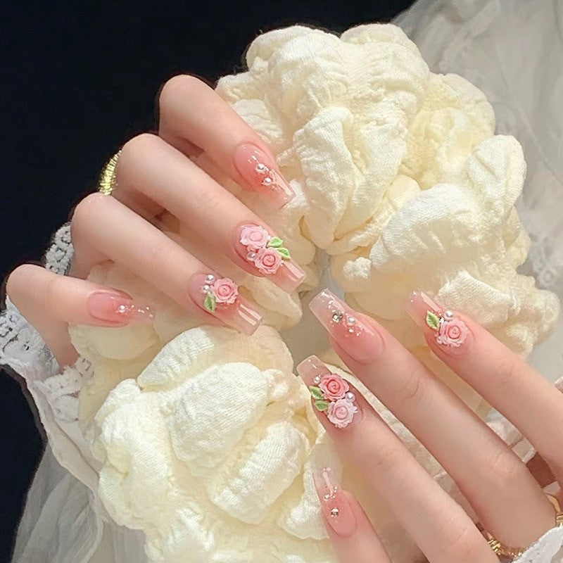 Trendy moon and star design artificial nails Bowlift