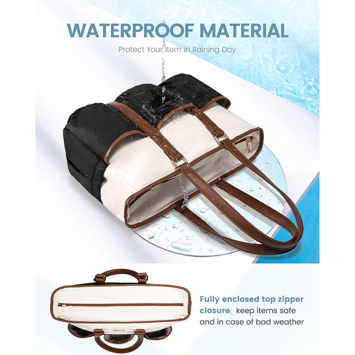 Spacious everyday tote bag with practical outer pockets Bowlift