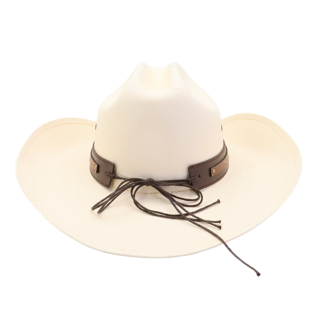 Turquoise Straw Western Hat | Bowlift