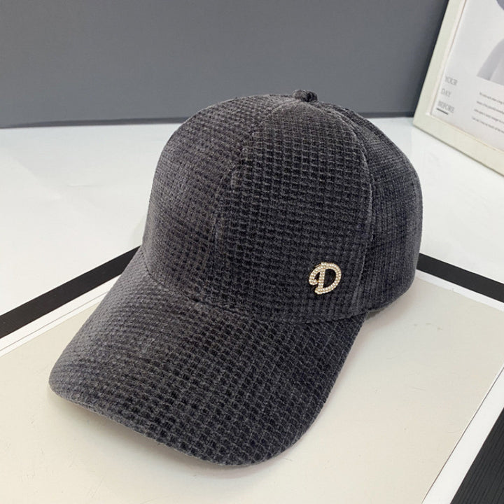 Women's Embellished Textured Baseball Cap Bowlift