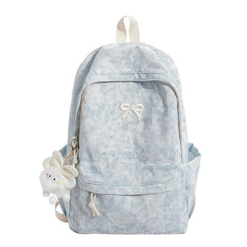 Backpack with Playful Bow Design and Practical Compartments Bowlift