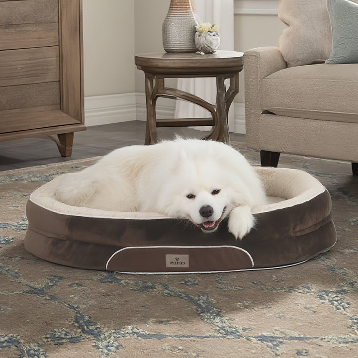 Round Ultra-Plush dog Mattress