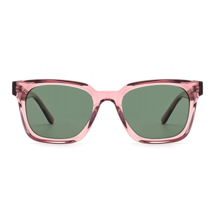 Women stylish sunglasses with wide, rectangular frame and UV protection Bowlift