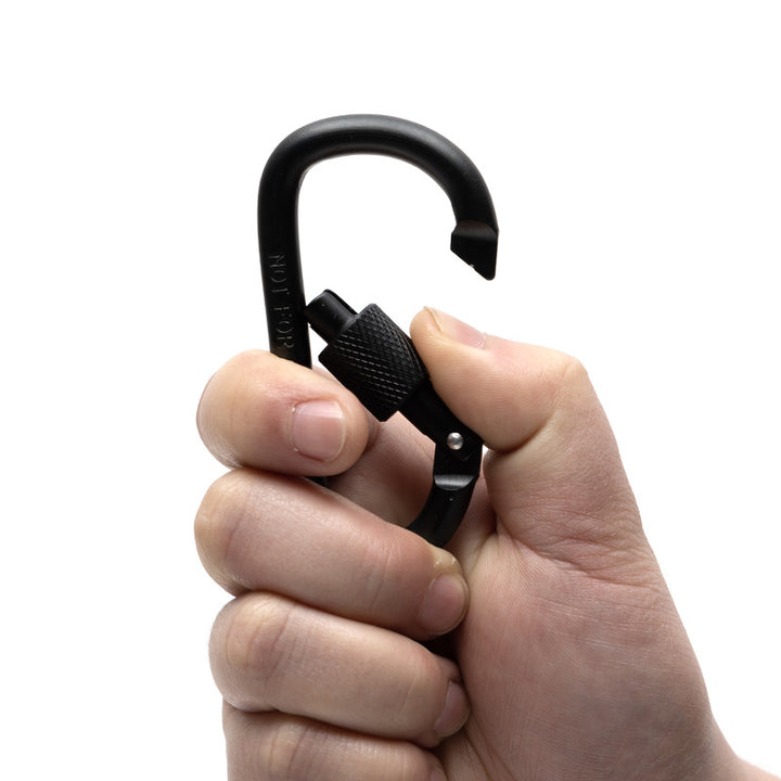 Safety carabiner with screw lock Bowlift