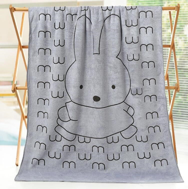 Cartoon-Themed Plush Fleece Blanket