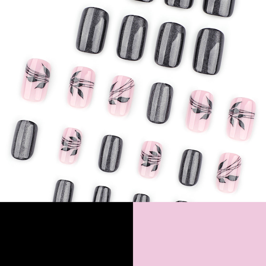 Artistic and elegant nail art with floral pattern Bowlift