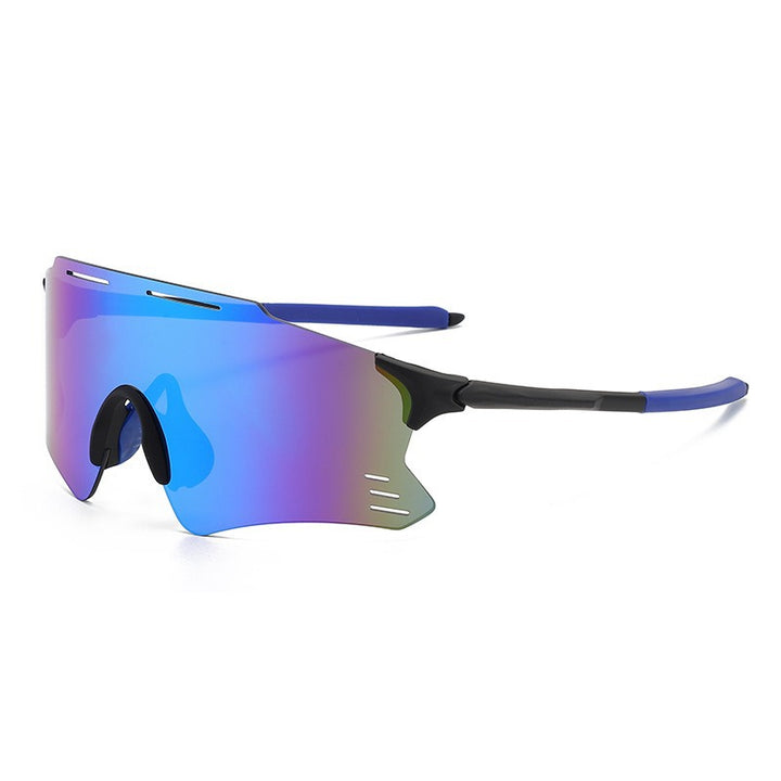 Unisex nan sporty sunglasses with a single-piece visor polarized lenses non-slip nose pad Bowlift