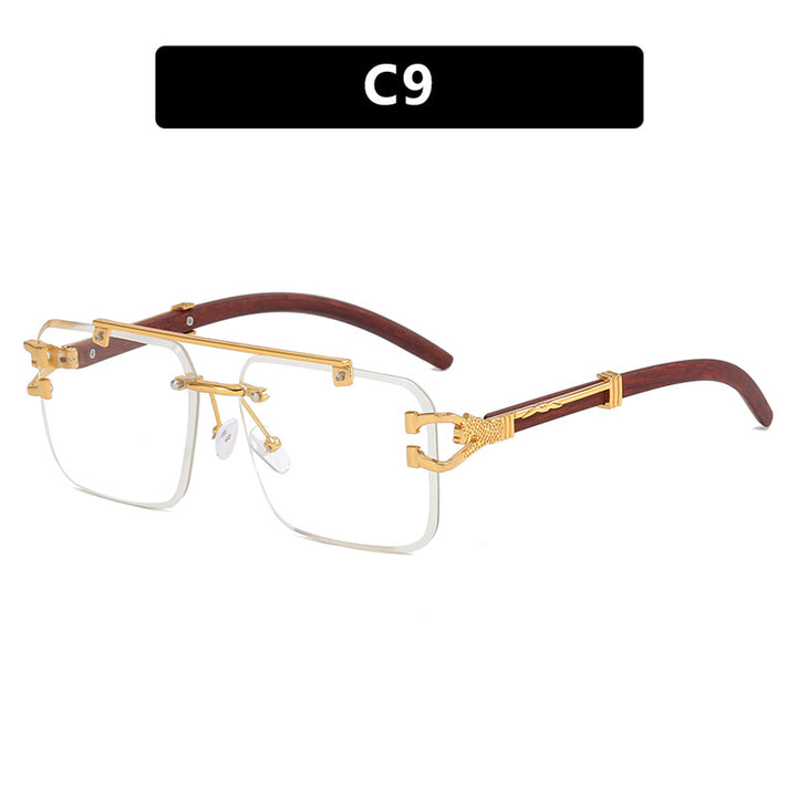 Women's fashionable glasses with innovative frame and luxurious wood detail Bowlift