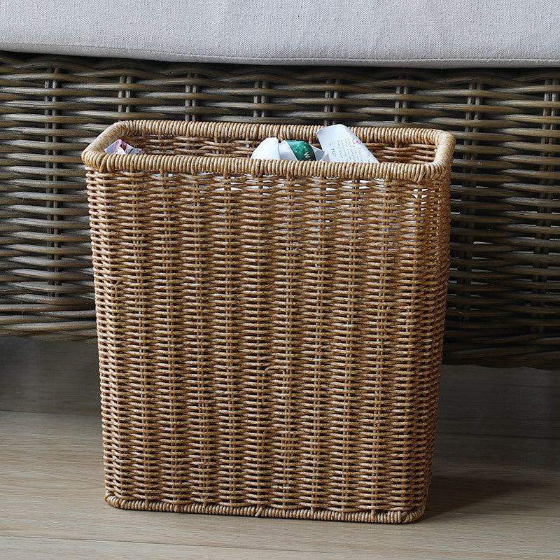 Unisex Rectangular Woven Waste Bin Bowlift
