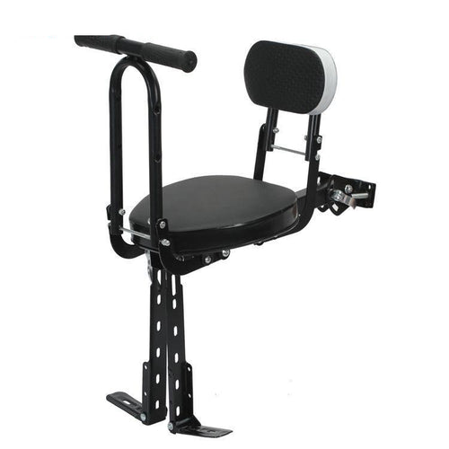 detachable padded bicycle passenger seat with adjustable backrest and reinforced mounting bracket Bowlift