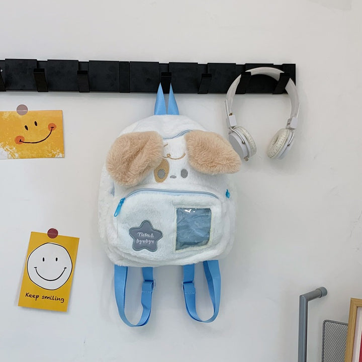 Plush Cat Ears Mini Backpack