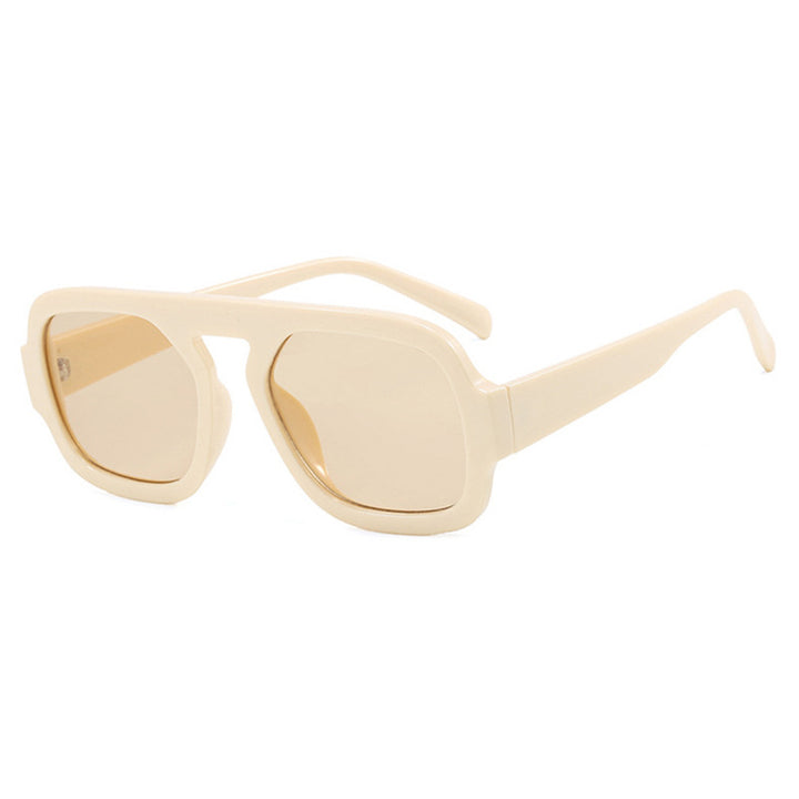 Ladies stylish square sunglasses with wide frame and UV protection Bowlift