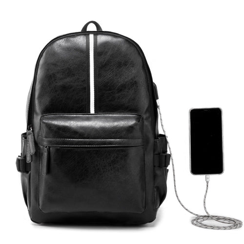 Stylish backpack with USB port Bowlift
