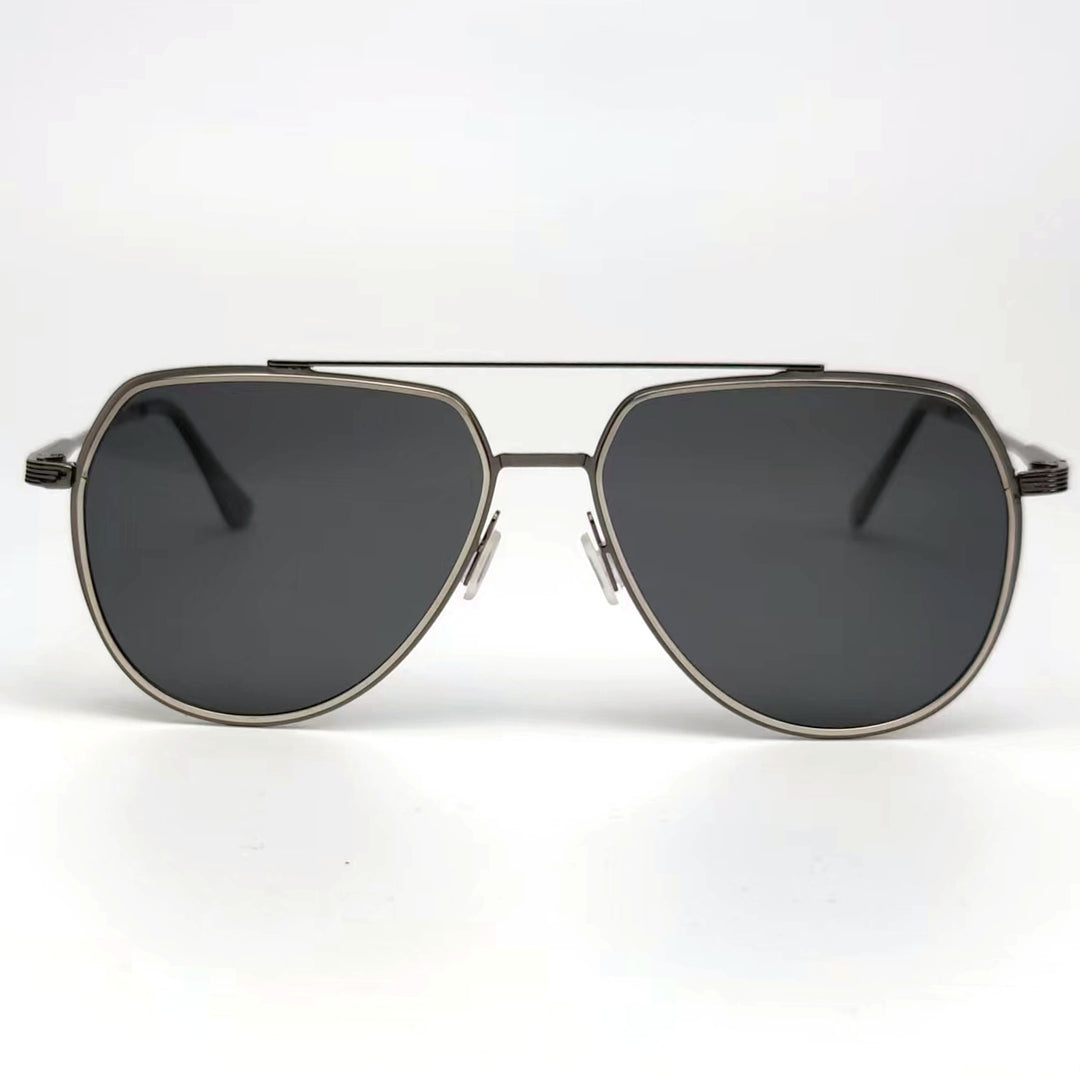 Men's elegant pilot sunglasses with polarizing lenses Bowlift