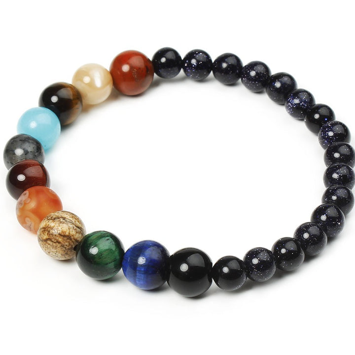 Colorful bracelet with natural stones Bowlift