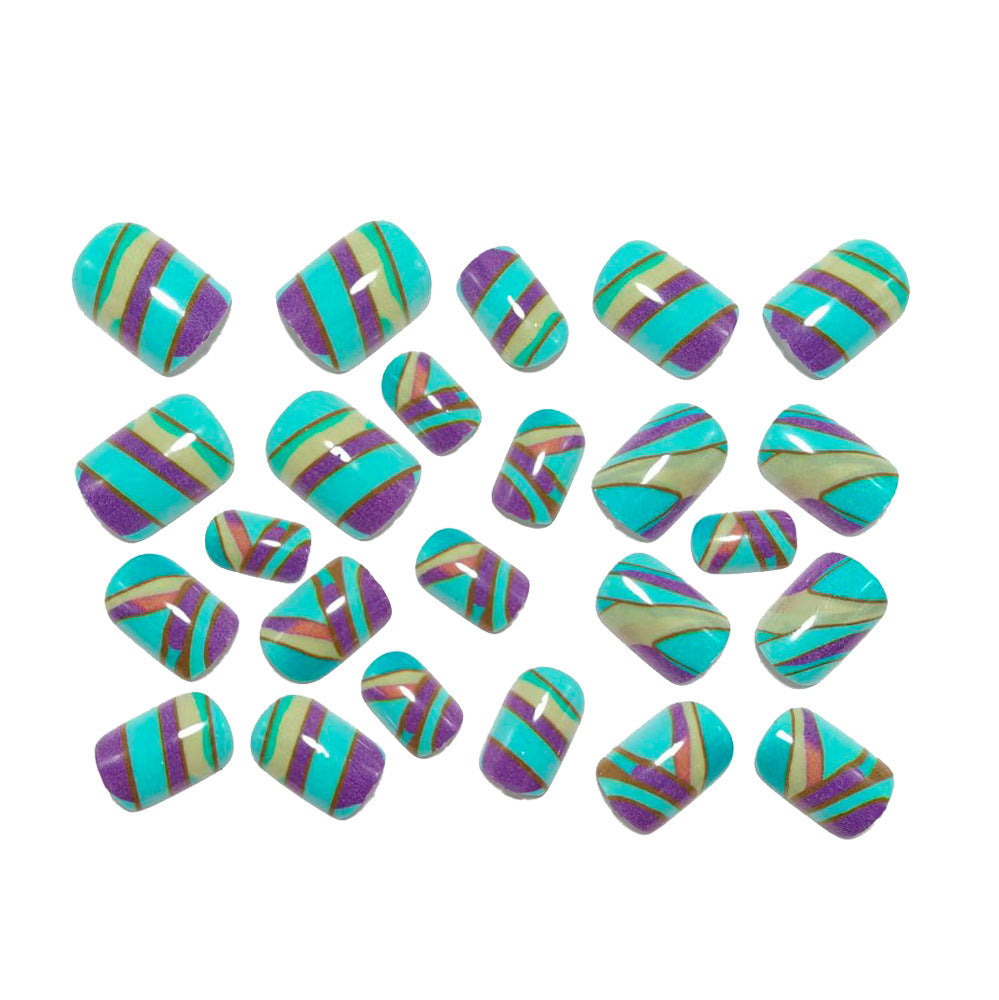 Creative artificial nails with geometric design Bowlift 1788232658